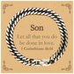christian son gifts let all that you do be done in love bible verse scripture cuban link chain bracelet baptism confirmation gifts for son
