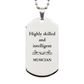 best musician gifts highly skilled and intelligent appreciation birthday silver dog tag for musician men women friends coworkers