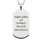 best obstetrician gifts highly skilled and intelligent appreciation birthday silver dog tag for obstetrician men women friends coworkers