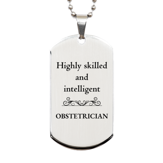 best obstetrician gifts highly skilled and intelligent appreciation birthday silver dog tag for obstetrician men women friends coworkers