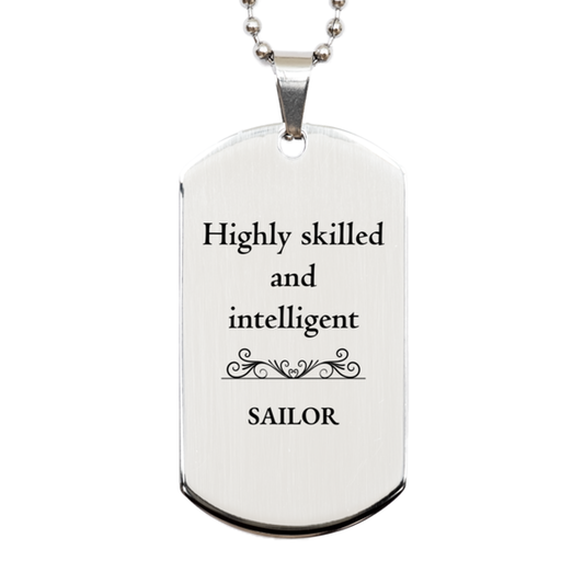 best sailor gifts highly skilled and intelligent appreciation birthday silver dog tag for sailor men women friends coworkers