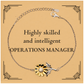 best operations manager gifts highly skilled and intelligent appreciation birthday sunflower bracelet for operations manager men women friends coworkers