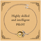 best pilot gifts highly skilled and intelligent appreciation birthday sunflower bracelet for pilot men women friends coworkers