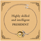 best president gifts highly skilled and intelligent appreciation birthday sunflower bracelet for president men women friends coworkers
