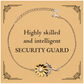 best security guard gifts highly skilled and intelligent appreciation birthday sunflower bracelet for security guard men women friends coworkers