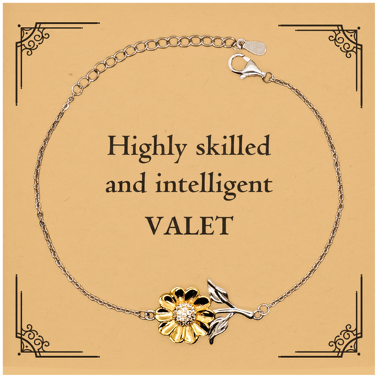 best valet gifts highly skilled and intelligent appreciation birthday sunflower bracelet for valet men women friends coworkers
