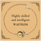 best waitress gifts highly skilled and intelligent appreciation birthday sunflower bracelet for waitress men women friends coworkers