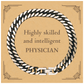 best physician gifts highly skilled and intelligent appreciation birthday cuban link chain bracelet for physician men women friends coworkers