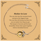 mother in law sunflower bracelet the warmest heart cherished forever perfect birthday gift for her