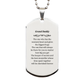 grand daddy silver dog tag cherished keepsake for veterans day birthday and more engraved with heartwarming message of love hope and inspiration