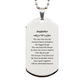 stepfather engraved dog tag the keeper of secrets warmest heart always there perfect gift for stepdad on birthday christmas or any special occasion