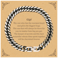 gigi cuban link chain bracelet the keeper of secrets and best storyteller perfect gift for christmas graduation and special occasions