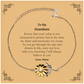 sunflower bracelet for grandson carry my love believe in you inspirational gift for graduation birthday christmas engraved jewelry for him nanas love and confidence