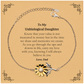 sunflower bracelet for unbiological daughter carry my love with you always inspirational jewelry for graduation christmas holidays