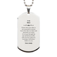 engraved silver dog tag niece gift carry my love with you always believe in you perfect birthday christmas graduation veterans day easter inspirational confidence