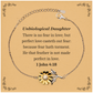 unbiological daughter inspirational sunflower bracelet perfect love casting out fear gift for her birthday christmas graduation 1 john 4 18