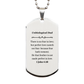 unbiological dad silver dog tag perfect love casteth out fear inspirational gift for fathers day christmas and graduation
