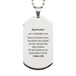 big brother engraved silver dog tag perfect love casteth out fear birthday gift