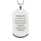 unbiological son dog tag perfect love casteth out fear christmas gift men