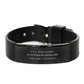 interior designer black shark mesh bracelet never give up stay inspired confidence booster for holidays and graduation