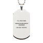 health and safety engineer engraved silver dog tag inspirational gift for graduation or veterans day hope and confidence