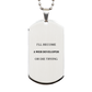 unique engraved silver dog tag for web developers never give up on becoming a web developer inspirational gift for graduation birthday and holidays
