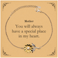 mothers sunflower bracelet youll always hold a special place in my heart birthday gift for her unique engraved jewelry mothers day christmas inspirational confidence