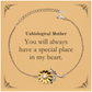 sunflower bracelet for unbiological mother you will always have a special place in my heart inspirational engraved jewelry for her birthday mothers day christmas gifts