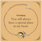 unique sunflower bracelet for grandpop engraved hope and love perfect christmas gift for grandpop grandpop you will always have a special place in my heart jewelry for grandpop