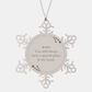 brother snowflake ornament always in my heart christmas gift for brother