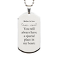 silver dog tag mother in law you will always have a special place in my heart engraved inspirational gift for birthday christmas and graduation