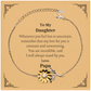 daughter engraved sunflower bracelet a constant and unwavering love papa gift for birthday christmas holidays inspirational jewelry for her confidence and hope