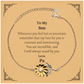 engraved sunflower bracelet for son my love for you is unwavering inspirational gift for birthday christmas graduation perfect way to show your confidence and support for him