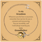 sunflower bracelet for grandson grandfathers constant love support graduation birthday christmas gift unique engraved inspirational jewelry to inspire confidence and hope for grandson