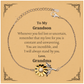 sunflower bracelet grandson gift engraved love and confidence for birthday christmas and graduation