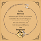 stepson sunflower bracelet engraved love and support for stepson perfect christmas birthday graduation gift