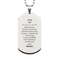 silver dog tag son engraved inspirational gift for christmas graduation veterans day mommy
