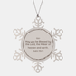 gigi christmas snowflake ornament engraved blessings for holidays and celebrations perfect gift for gigi psalm 115 15