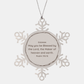 godmom snowflake ornament blessings from psalm 115 15 christmas gift for godmom unique engraved inspirational ornament for godmom on holidays and special occasions hope and confidence filler words for godmom