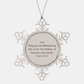 christmas snowflake ornament wife gift blessing from heaven and earth
