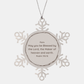 papa snowflake ornament blessing from psalm 115 15 christmas gift for papa with inspirational engraved message and hope for blessings on holidays and special occasions