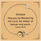stepdad bracelet may you be blessed by the lord inspirational sunflower jewelry for fathers day gift birthday christmas unique engraved quote psalm 115 15