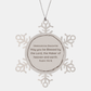 unbiological daughter snowflake ornament blessed by the lord perfect christmas gift for unbiological daughter hope and blessings for the holidays