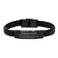 granddaughter psalm 115 15 braided leather bracelet engraved hopeful blessings for christmas and graduation gift