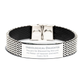 unbiological daughter stainless steel bracelet blessed by the maker unique gift for birthday graduation and holidays