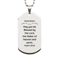 grand daddy engraved silver dog tag blessing gift for him veterans day and birthday