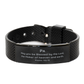 black shark mesh bracelet inspirational psalm 115 15 gift for men fathers day graduation and holidays