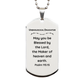 engraved silver dog tag unbiological daughter blessing psalm 115 15 inspirational gift for her birthday graduation easter