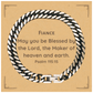 unique cuban link chain bracelet for fiance may you be blessed by the lord psalm 115 15 perfect gift for christmas birthday and holidays