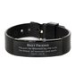 black shark mesh bracelet best friend gift psalm 115 15 engraved hope and confidence for birthday christmas veterans day